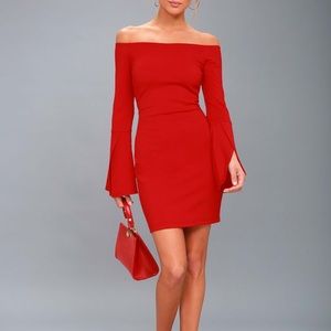 Red LuLus dress